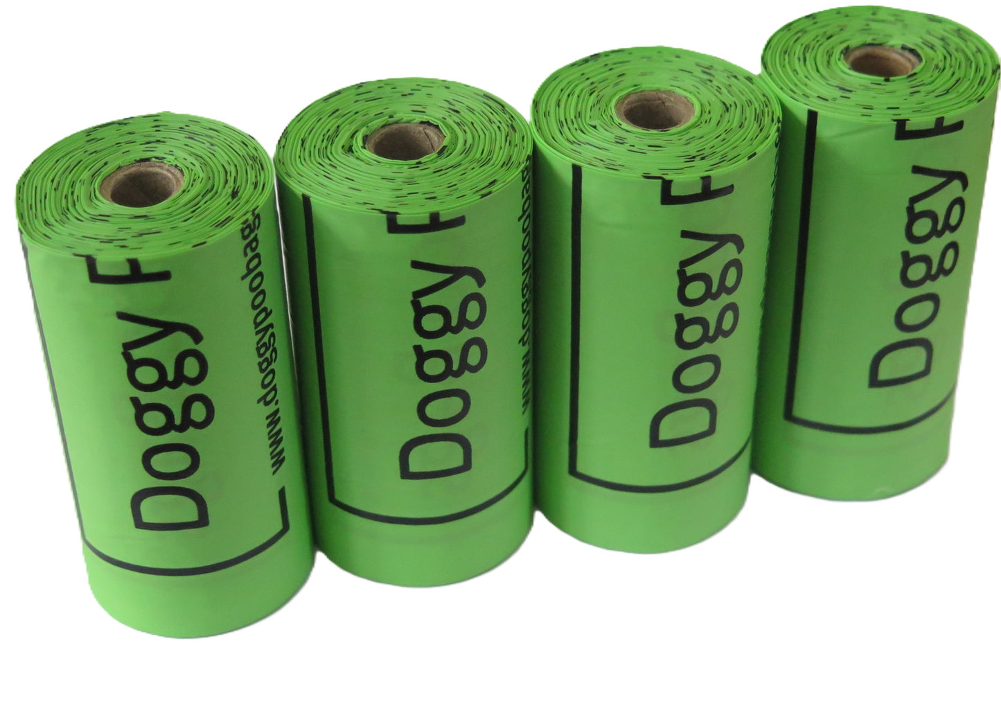 Doggy Poo Bags, Premium Home Compostable Dog Poop Bags | 60 Bags/4 Rolls | Biodegradable Dog Waste Bags | Cornstarch-Based Dog Poo Bags | Free UK Delivery, fits in letterbox
