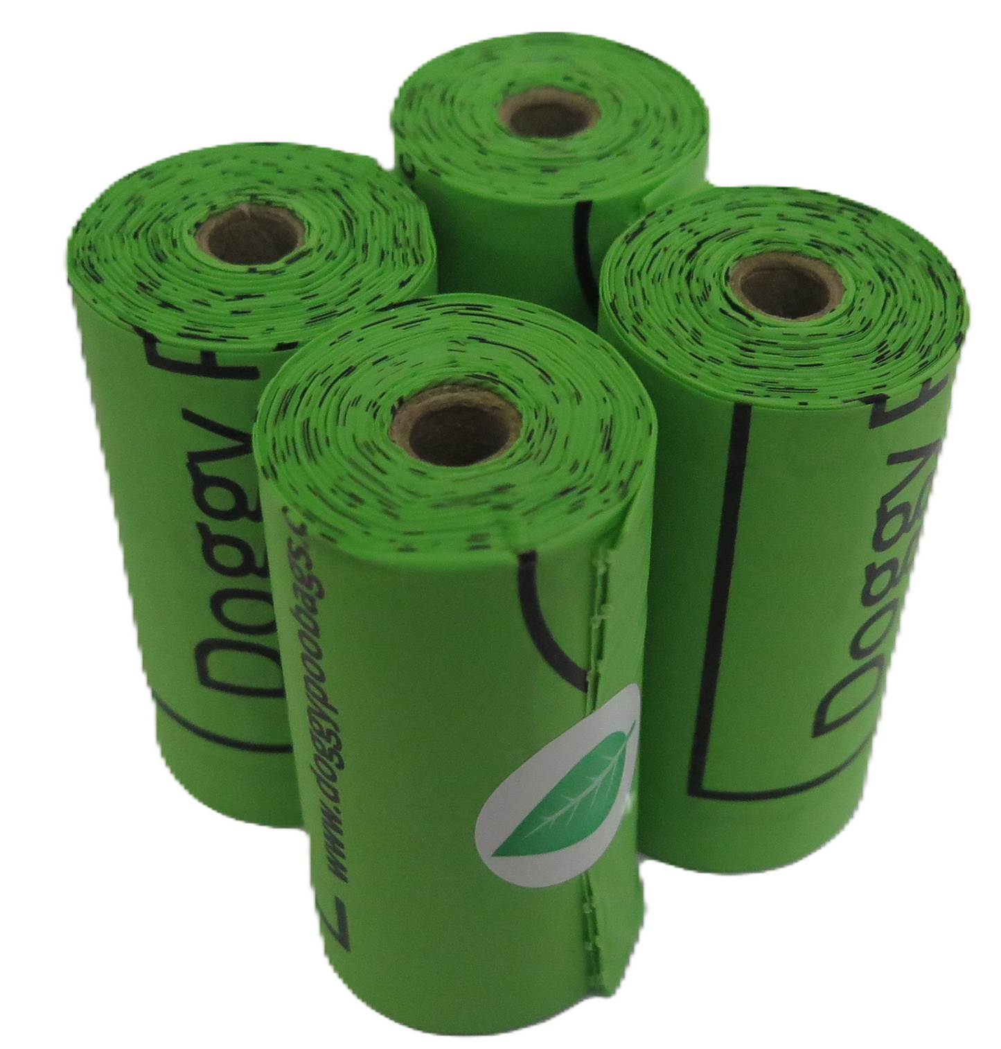 Doggy Poo Bags, Premium Home Compostable Dog Poop Bags | 60 Bags/4 Rolls | Biodegradable Dog Waste Bags | Cornstarch-Based Dog Poo Bags | Free UK Delivery, fits in letterbox