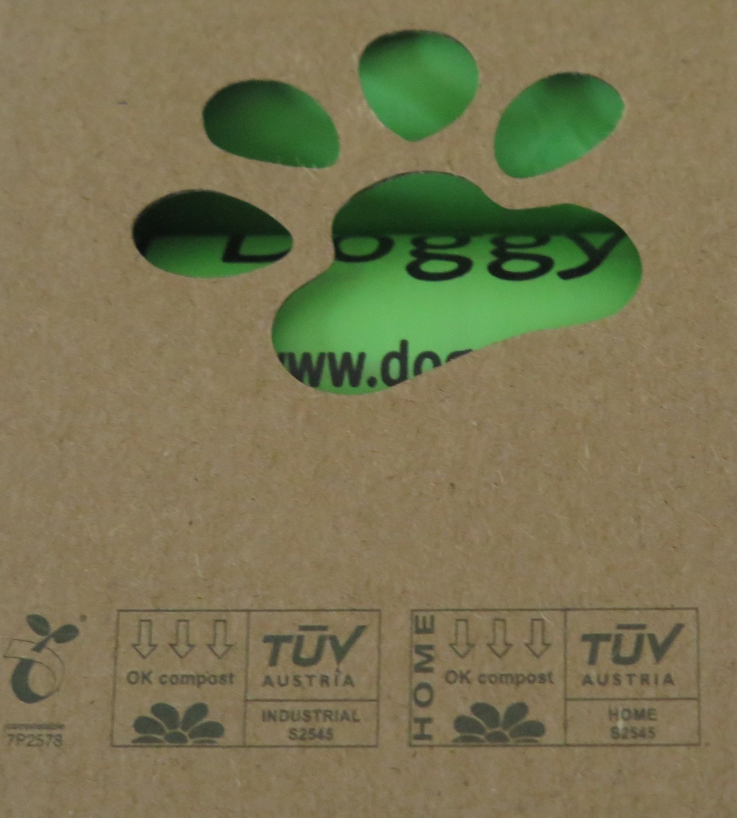 Doggy Poo Bags, Premium Home Compostable Dog Poop Bags | Biodegradable Dog Waste Bags | 8 Rolls/120 Bags, Cornstarch-Based