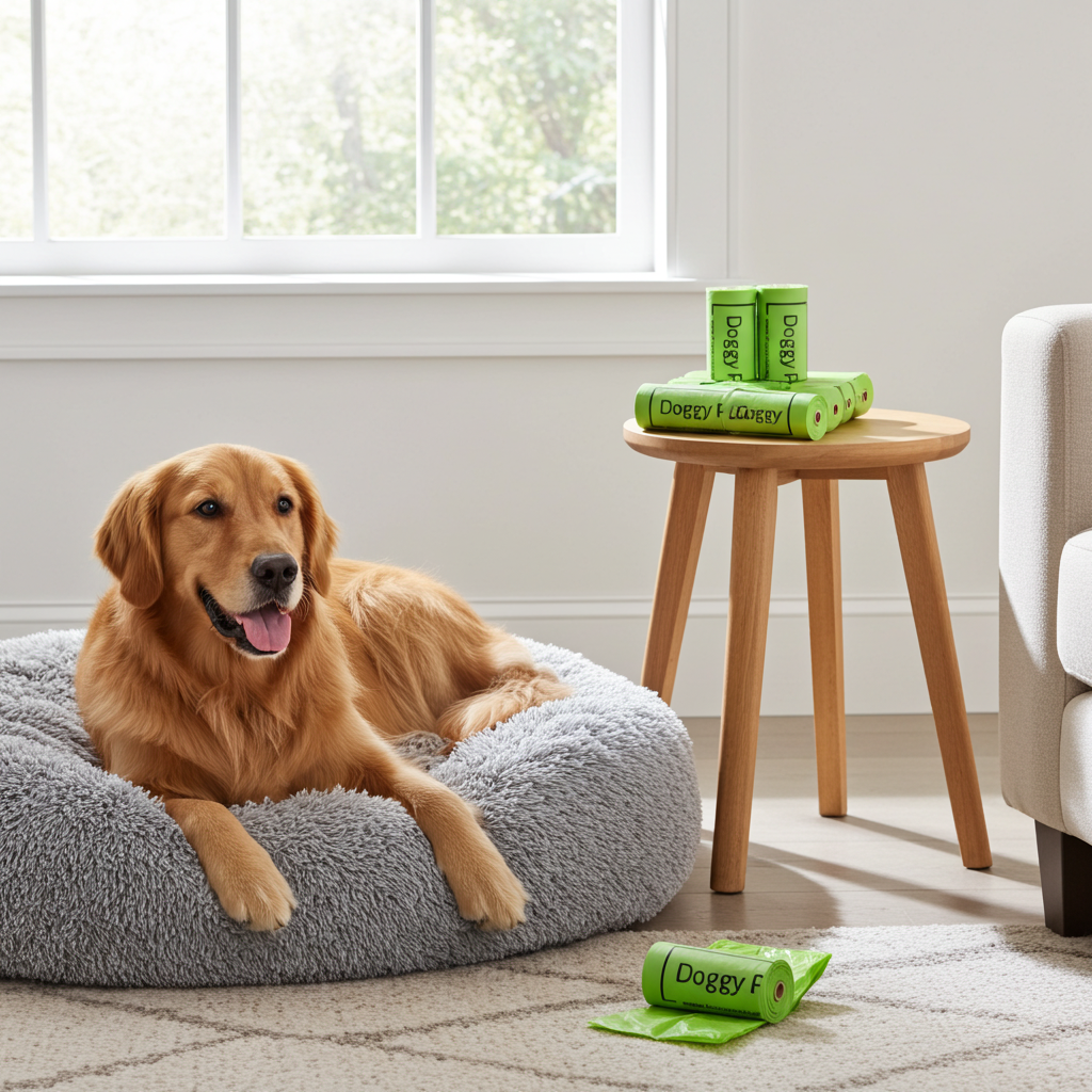 Doggy Poo Bags, Premium Home Compostable Dog Poop Bags | Biodegradable Dog Waste Bags | 20 Rolls/300 Bags, Cornstarch-Based | No Cardboard Packaging | Delivery fits through a standard letterbox