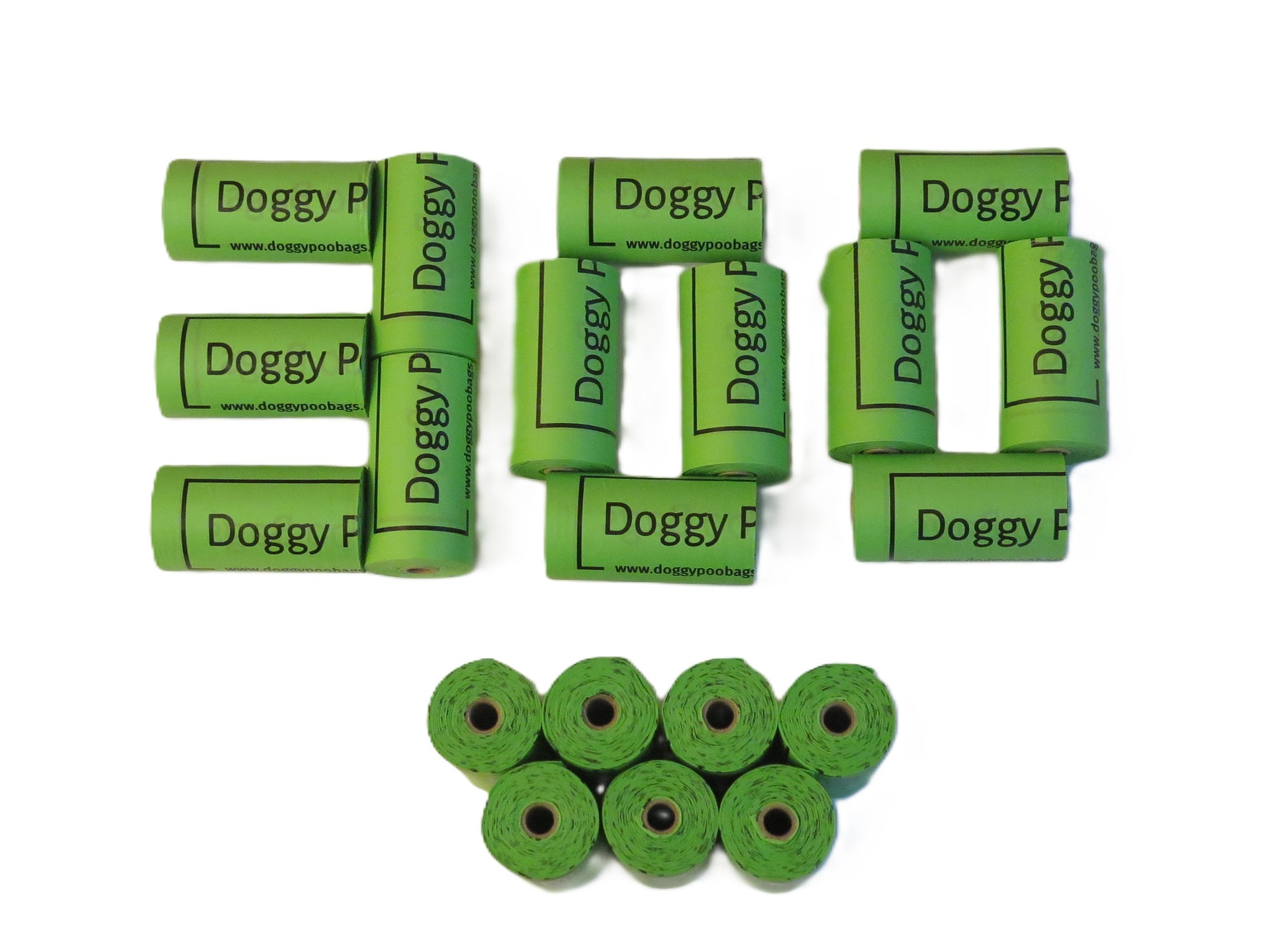 Doggy Poo Bags, Premium Home Compostable Dog Poop Bags | Biodegradable Dog Waste Bags | 20 Rolls/300 Bags, Cornstarch-Based | No Cardboard Packaging | Delivery fits through a standard letterbox