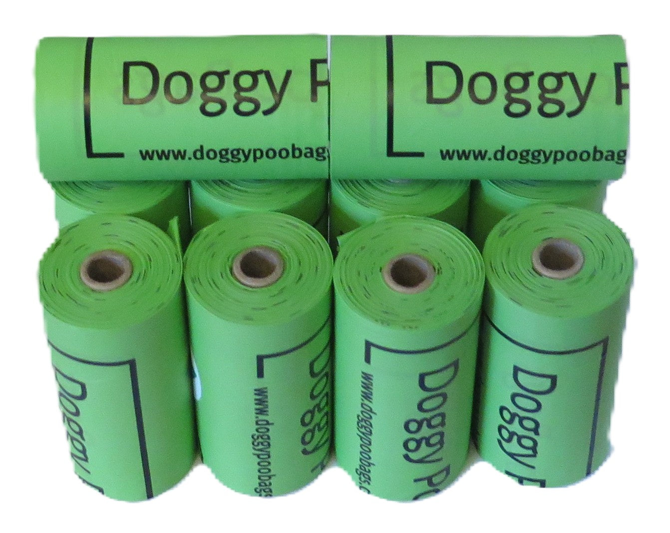 Doggy Poo Bags, Premium Home Compostable Dog Poop Bags | Biodegradable Dog Waste Bags | 10 Rolls/150 Bags, Cornstarch-Based | No Cardboard Packaging