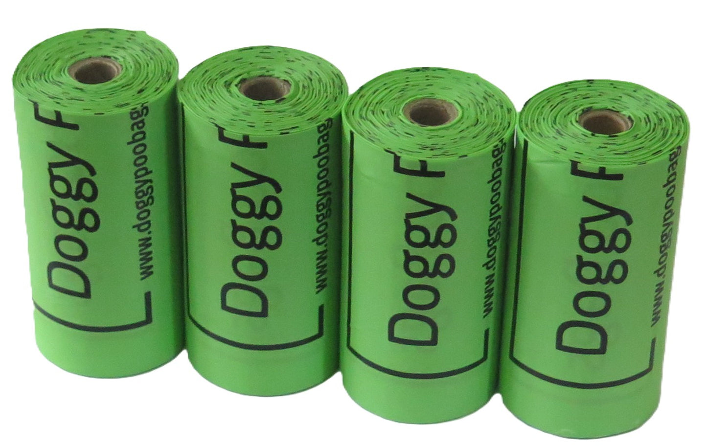 Doggy Poo Bags, Premium Home Compostable Dog Poop Bags | 60 Bags/4 Rolls | Biodegradable Dog Waste Bags | Cornstarch-Based Dog Poo Bags | Free UK Delivery, fits in letterbox