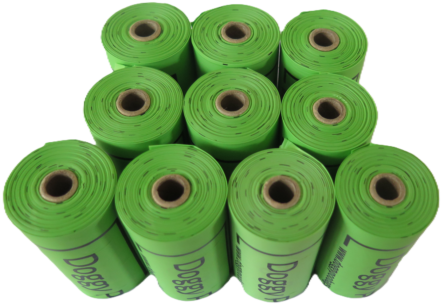 Doggy Poo Bags, Premium Home Compostable Dog Poop Bags | Biodegradable Dog Waste Bags | 10 Rolls/150 Bags, Cornstarch-Based | No Cardboard Packaging